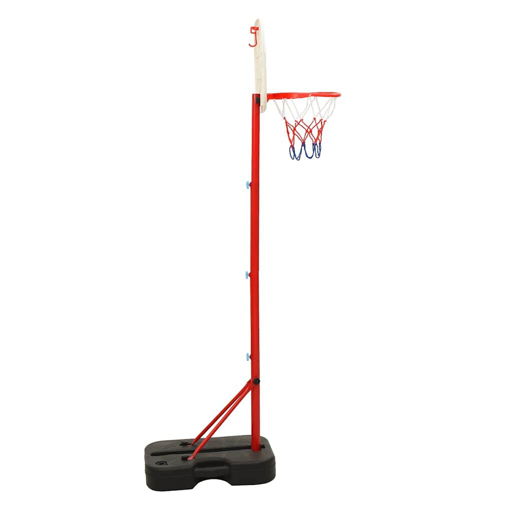 Vidaxl VidaXL Basketbalset Draagbaar Verstelbaar 138 5-166 Cm