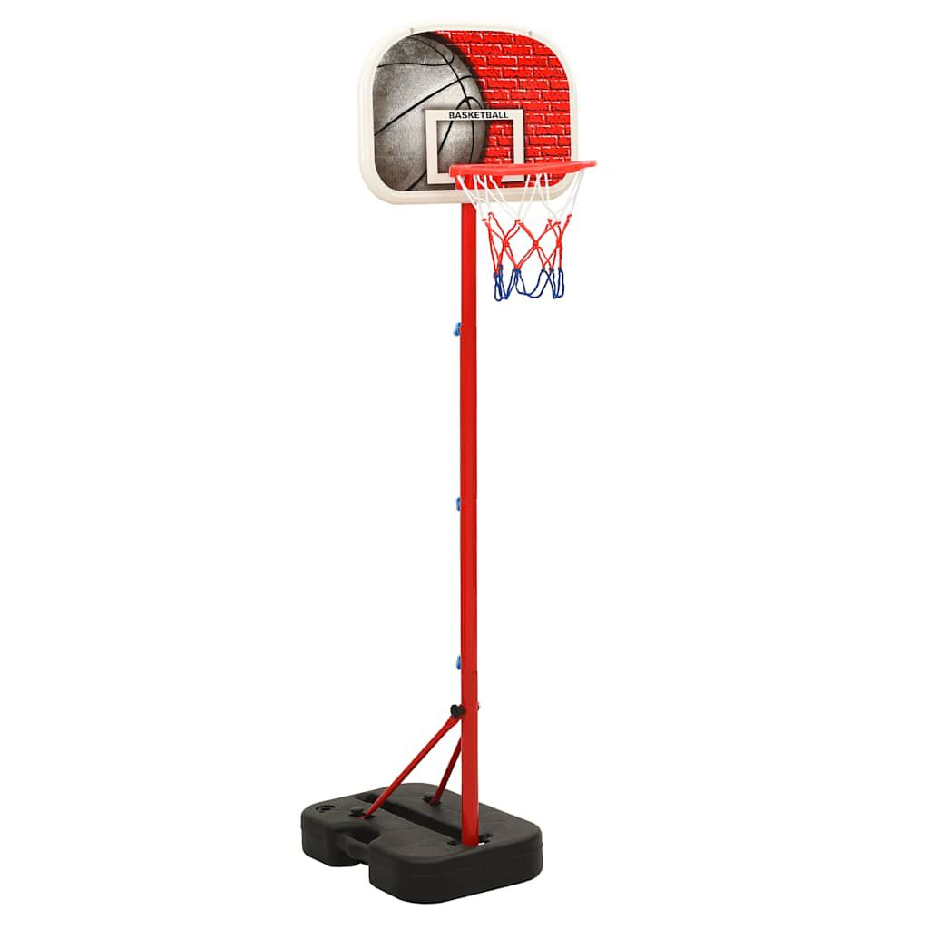 vidaxl vidaXL Basketbalset draagbaar verstelbaar 138 5-166 cm