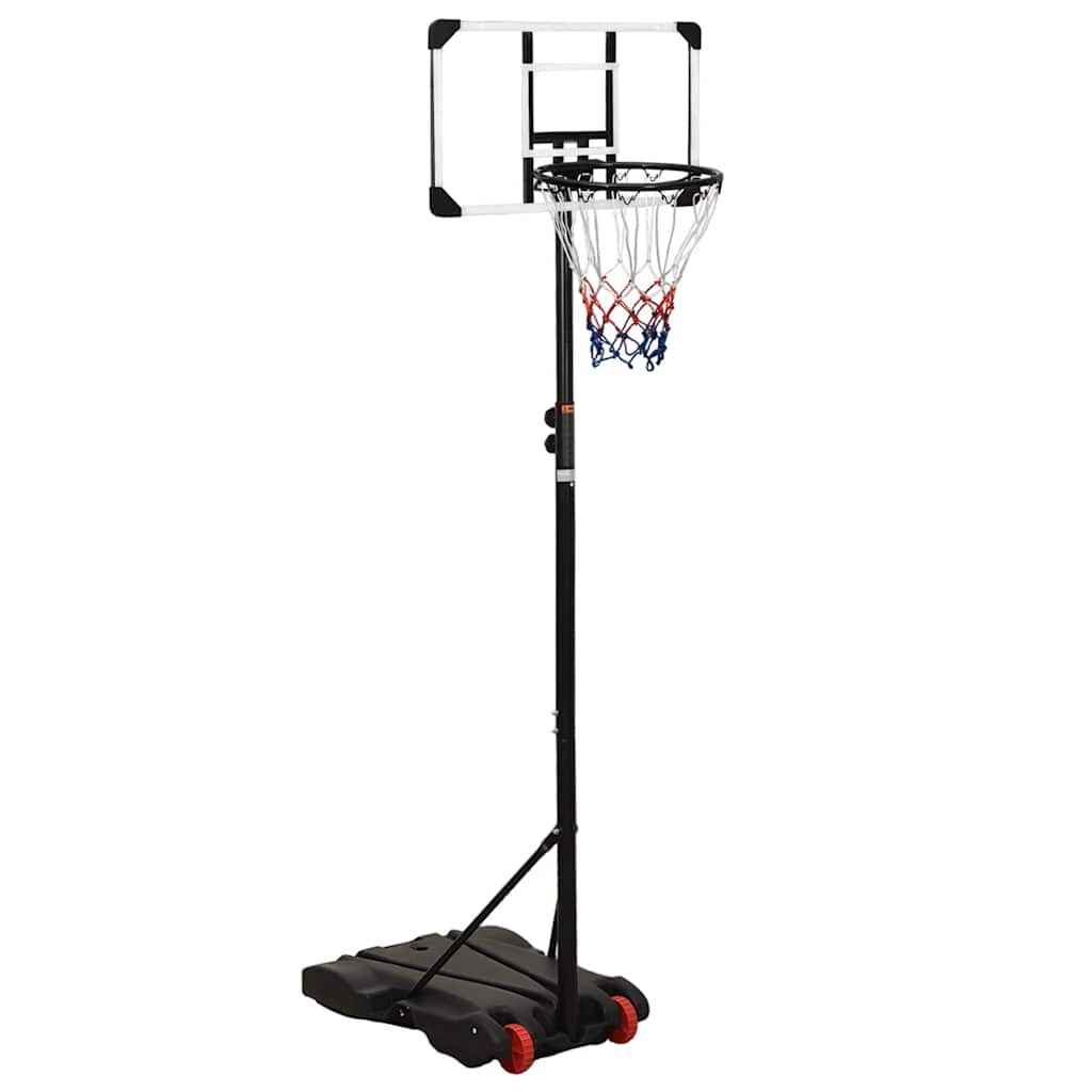 vidaxl vidaXL Basketbalstandaard 216-250 cm polycarbonaat transparant