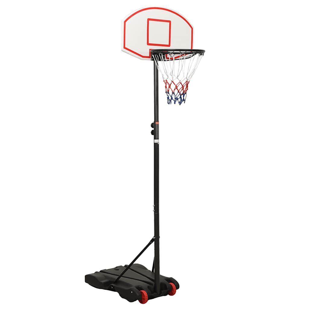 vidaxl vidaXL Basketbalstandaard 216-250 cm polyetheen wit