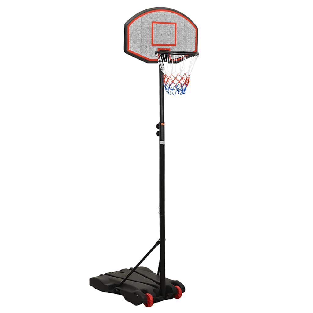 vidaxl vidaXL Basketbalstandaard 216-250 cm polyethyleen zwart