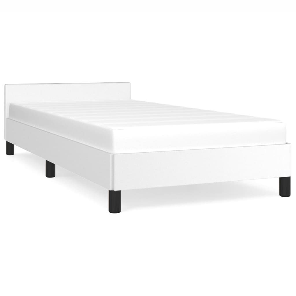 vidaxl vidaXL Bedframe met hoofdeinde zonder matras 80x200 cm wit