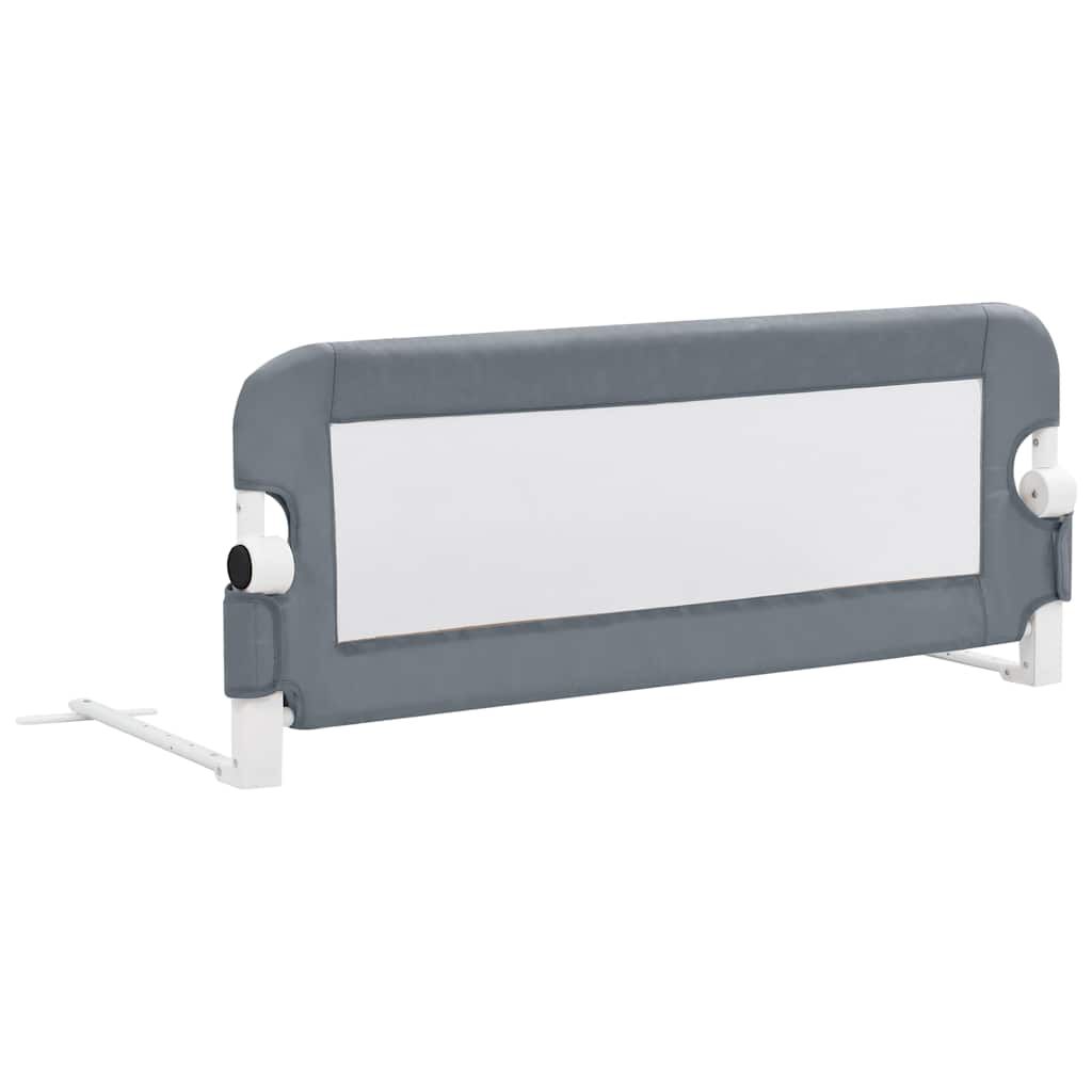 vidaxl vidaXL Bedhekje peuter 102x42 cm polyester grijs