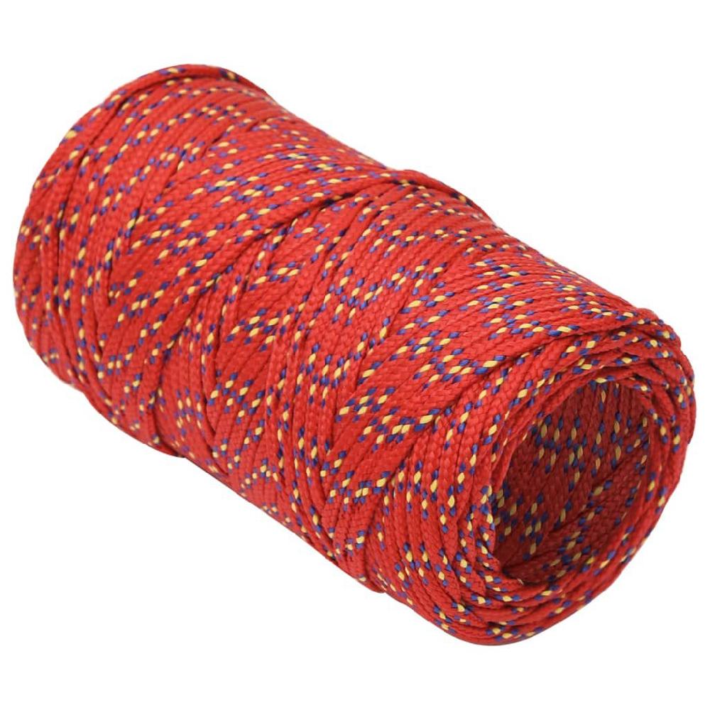 Vidaxl VidaXL Boottouw 2 Mm 25 M Polypropyleen Rood