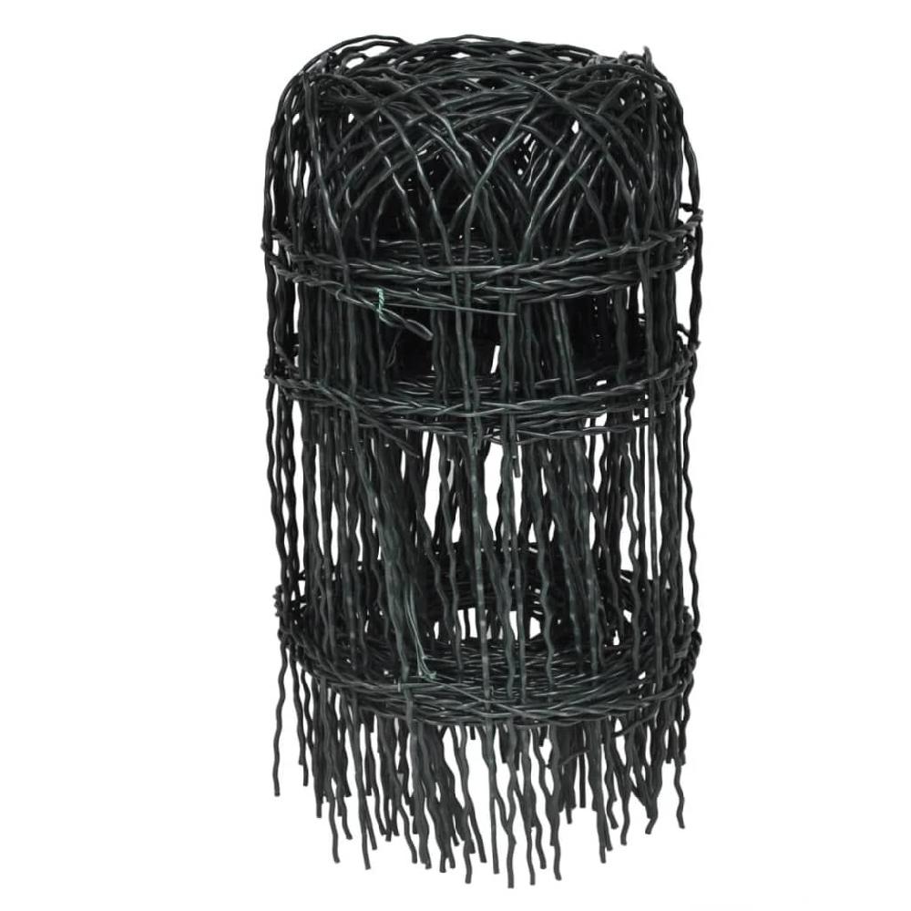 Vidaxl VidaXL Borderafscheiding 10x0 4 M Gepoedercoat Ijzer