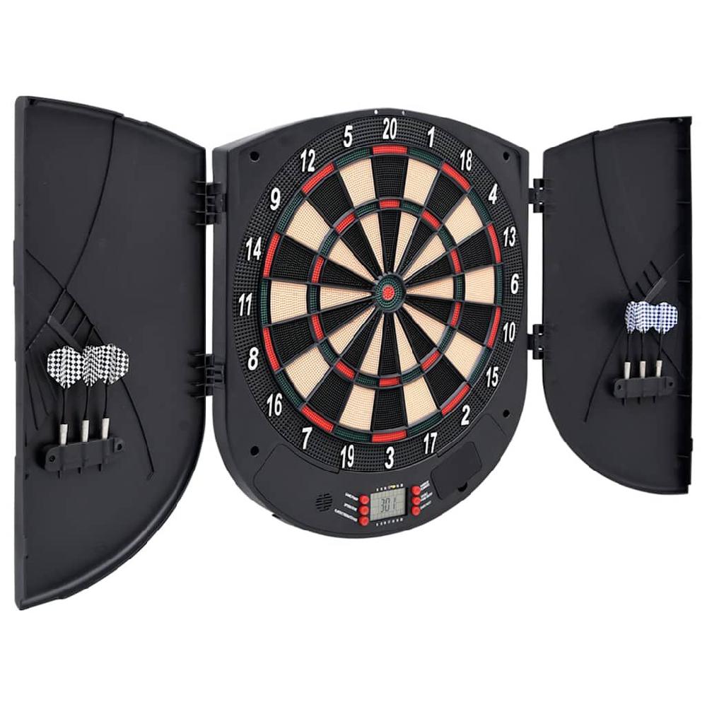 Vidaxl VidaXL Dartbord Elektrisch Met Darts Polypropeen Zwart