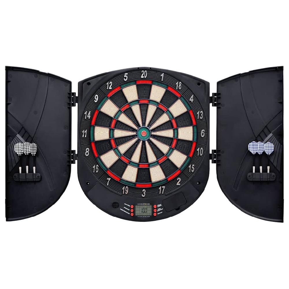 Vidaxl VidaXL Dartbord Elektrisch Met Darts Polypropeen Zwart