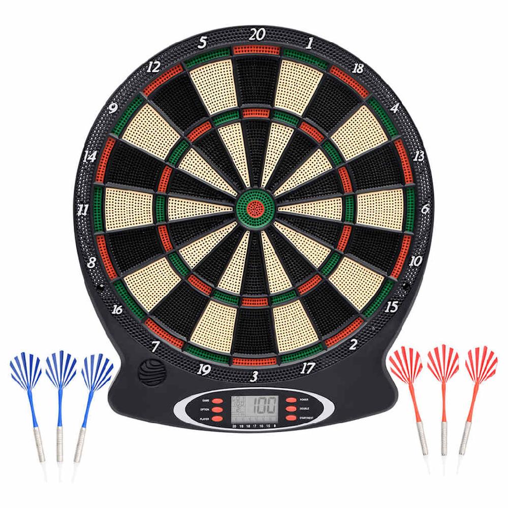 Vidaxl VidaXL Dartbord Elektrisch Met Darts Polypropeen Zwart