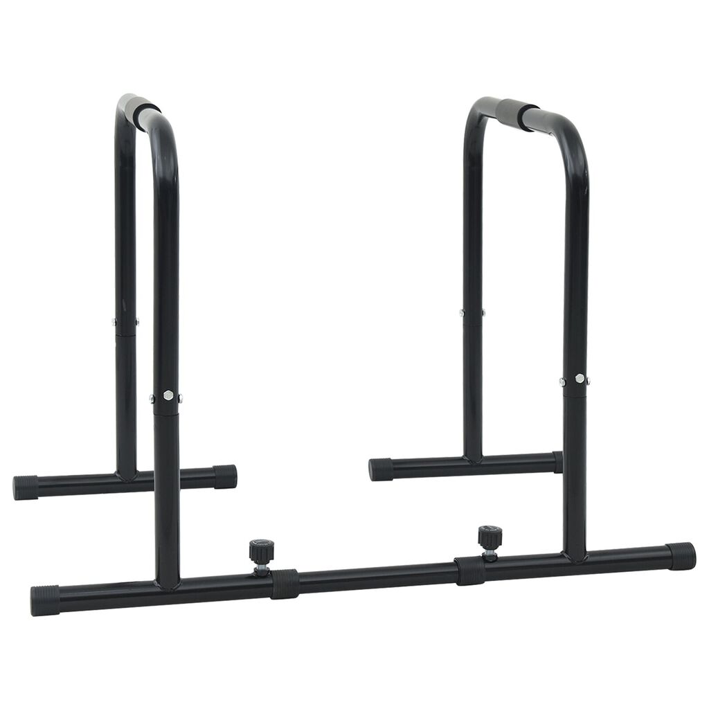 Vidaxl VidaXL Dipsbar Met Verstelbare Lengte 120 Kg Capaciteit 96-117x67x75 Cm Staal