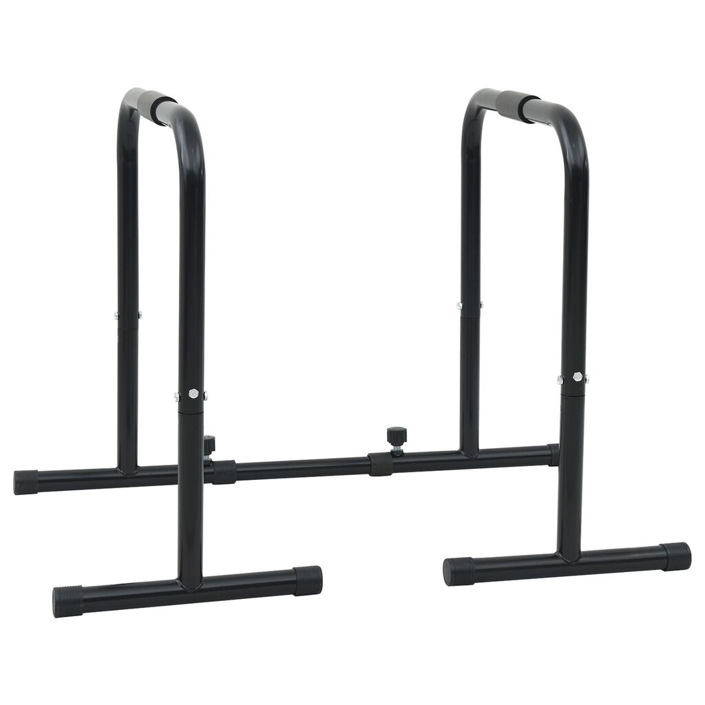 vidaxl vidaXL Dipsbar met Verstelbare Lengte 120 kg Capaciteit 96-117x67x75 cm Staal