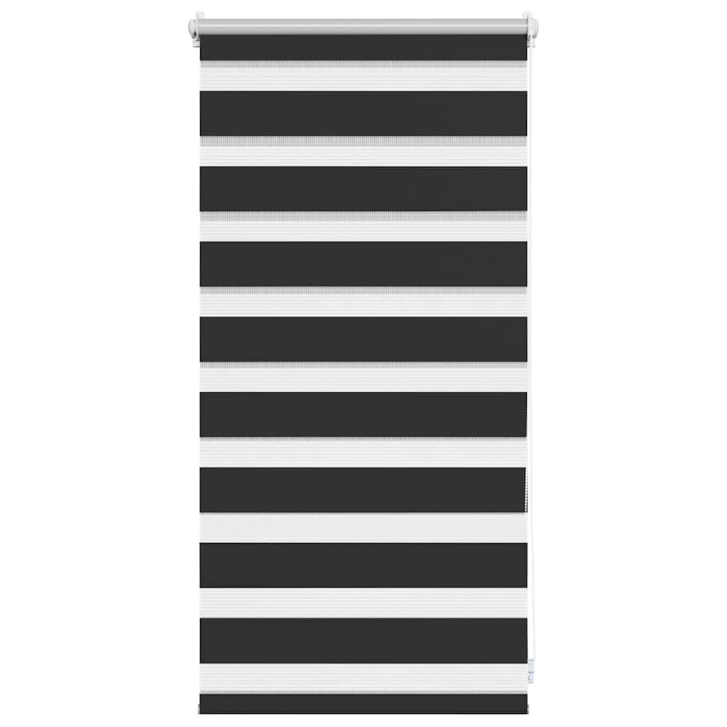vidaxl Duo Rolgordijn 40x100cm Zwart