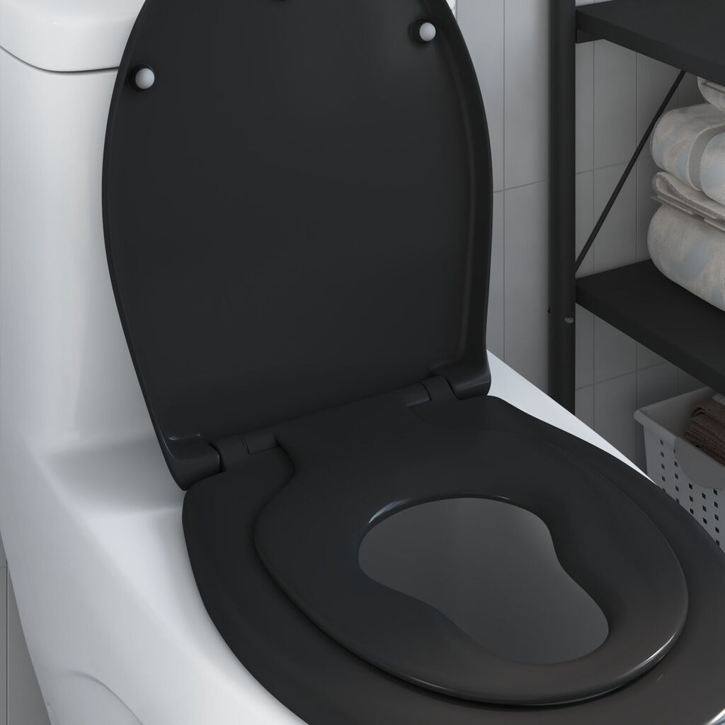 Vidaxl VidaXL Familie Toiletbril Met Kinderset Snelle Release Duroplast