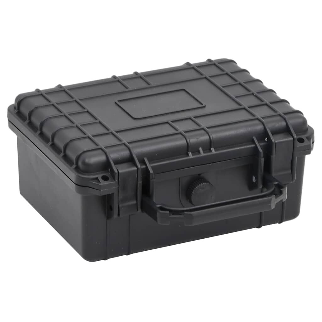 vidaxl vidaXL Flightcase draagbaar 24x19x11 cm PP zwart