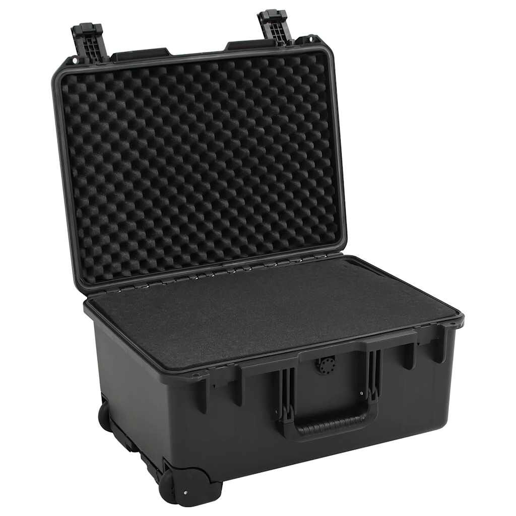 Vidaxl VidaXL Flightcase Draagbaar 54x41 5x29 Cm PP Zwart