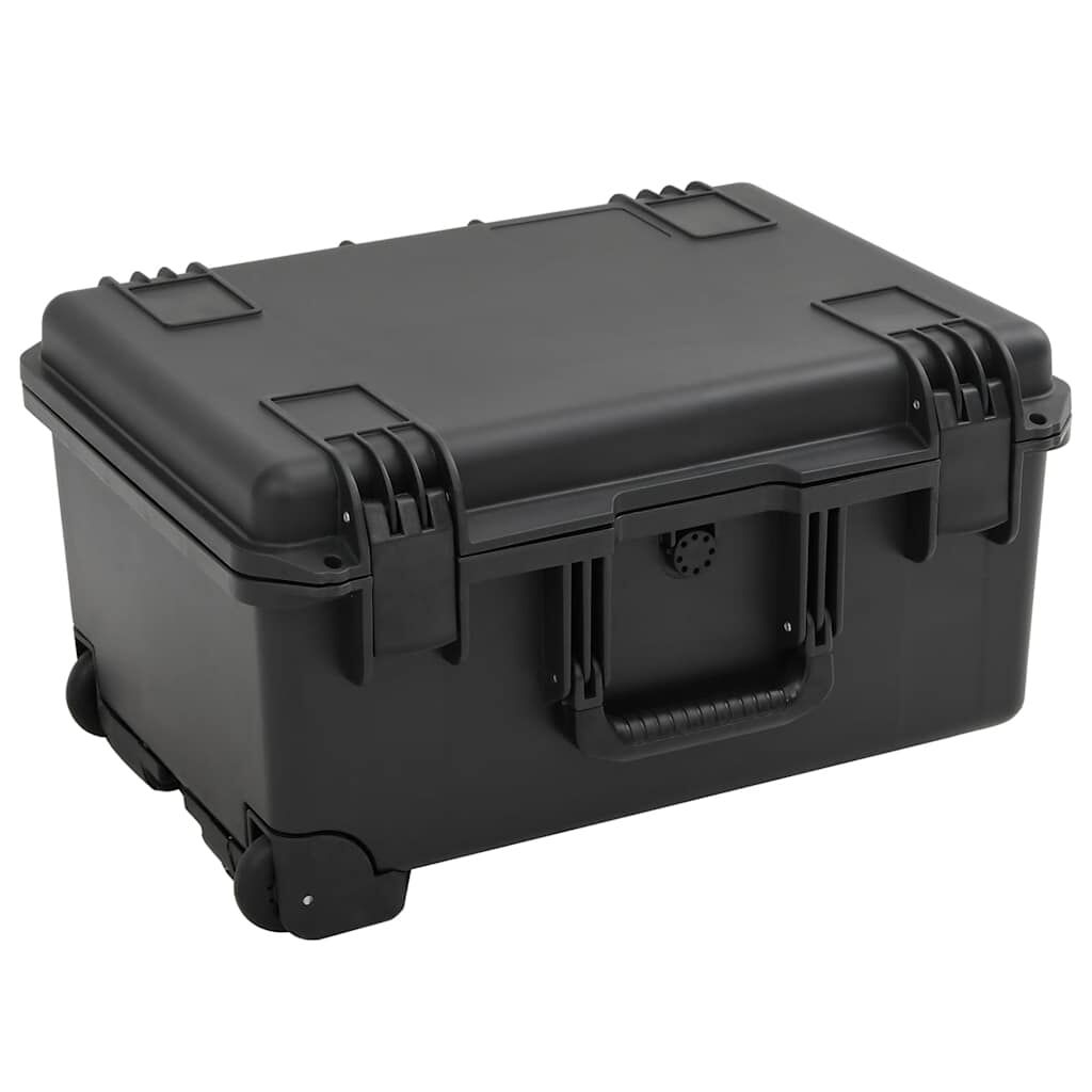 vidaxl vidaXL Flightcase draagbaar 54x41 5x29 cm PP zwart