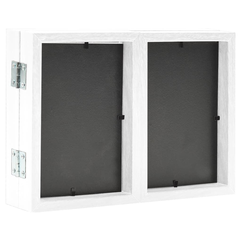 Vidaxl VidaXL Fotolijst Drieluik 22x15 Cm+2x(10x15 Cm) Wit
