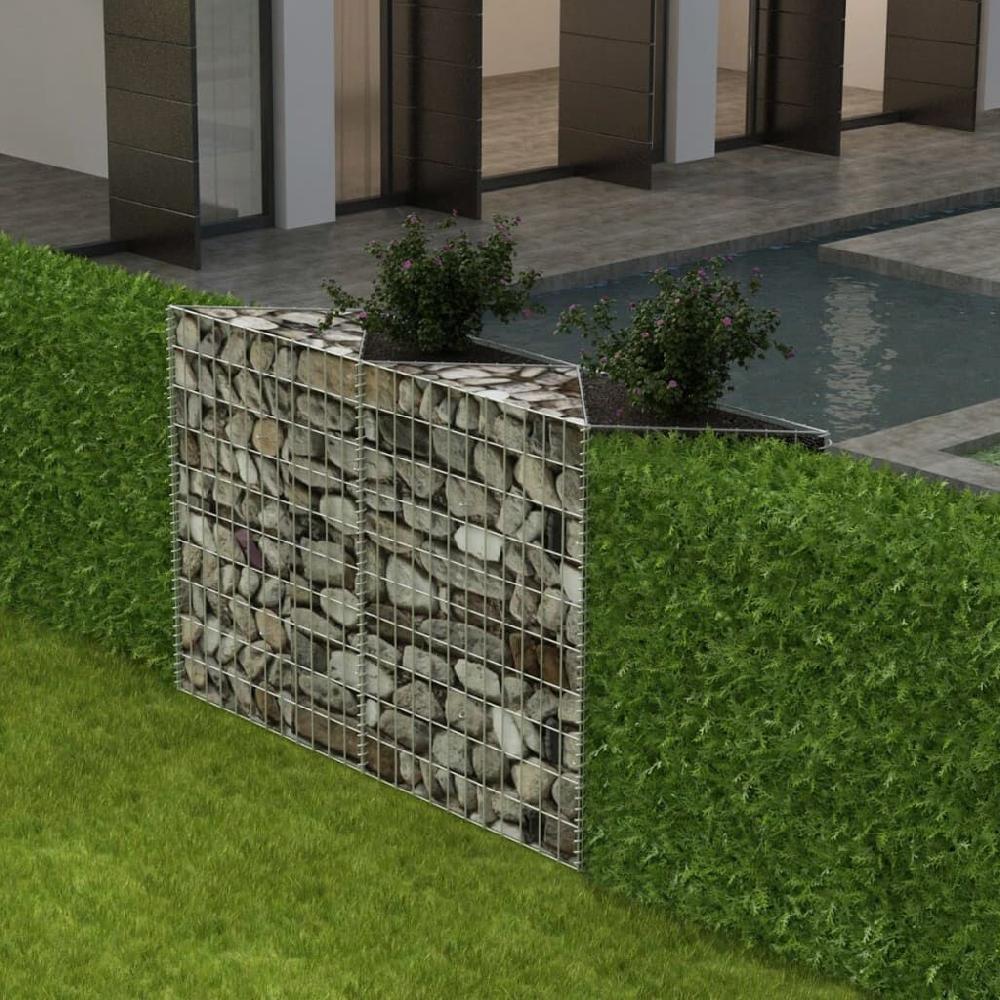 Vidaxl VidaXL Gabion Mand 120x30x100 Cm Gegalvaniseerd Staal