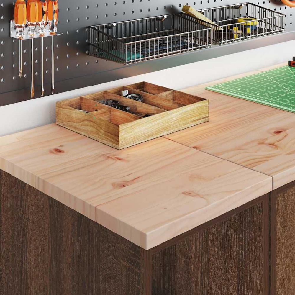 Vidaxl VidaXL Garagekast 30x51x85 Cm Massief Grenenhout Bruin Eikenkleurig