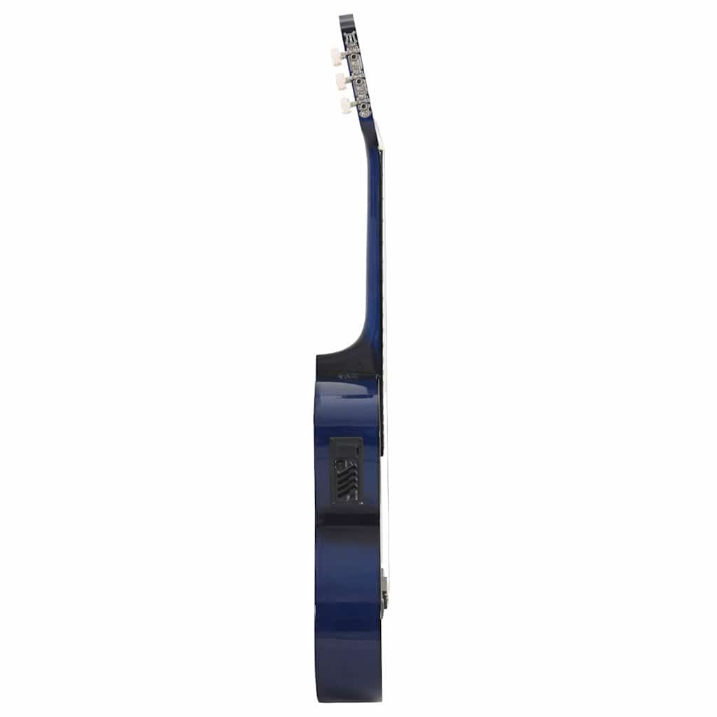 Vidaxl VidaXL Gitaar Cutaway Met Equalizer 6 Snaren Western Klassiek Blauw