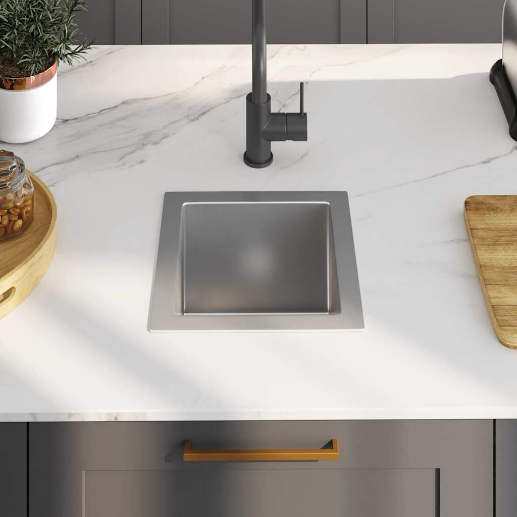 Vidaxl VidaXL Gootsteen Handgemaakt Roestvrij Staal