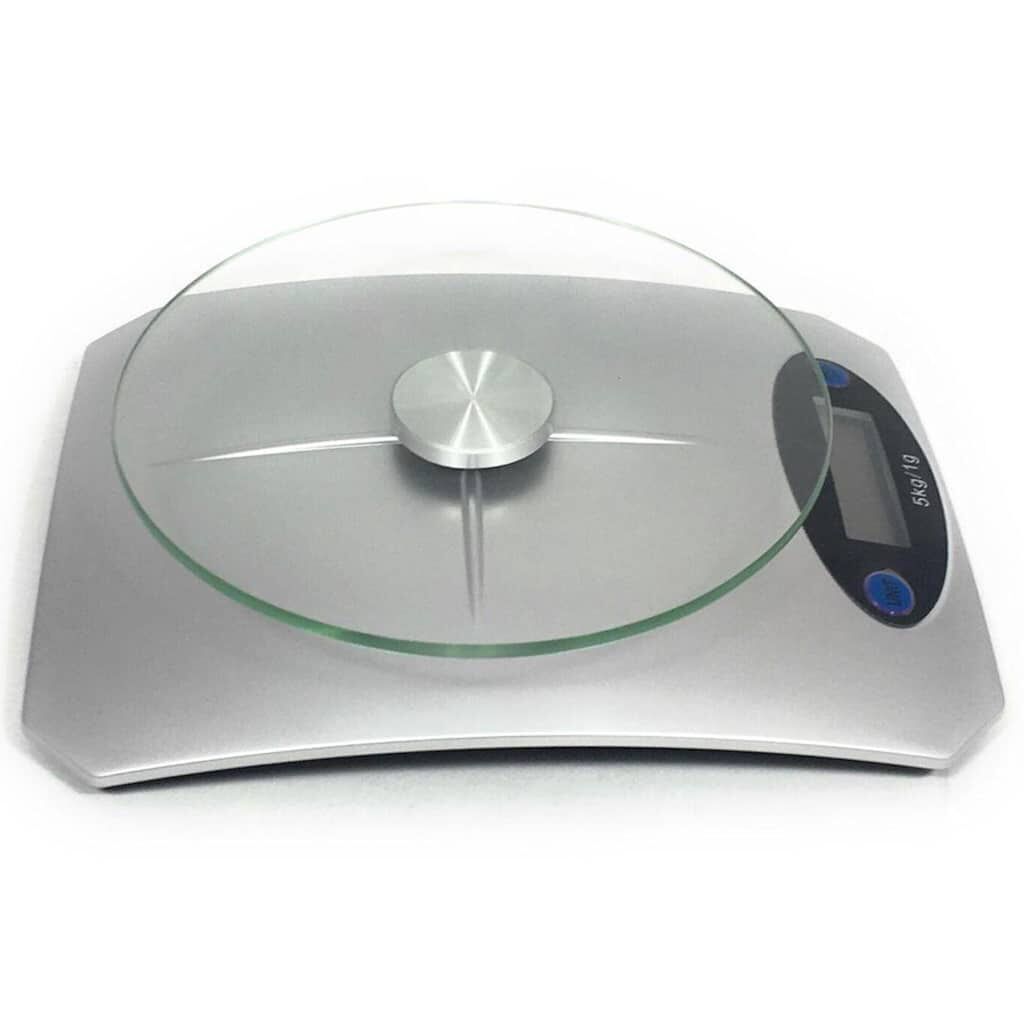 Vidaxl HI Keukenweegschaal Digitaal Zilverkleurig