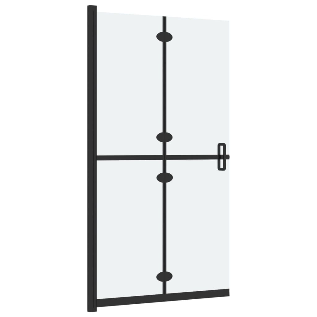 Vidaxl VidaXL Inloopdouchewand Inklapbaar 80x190 Cm ESG-glas Mat