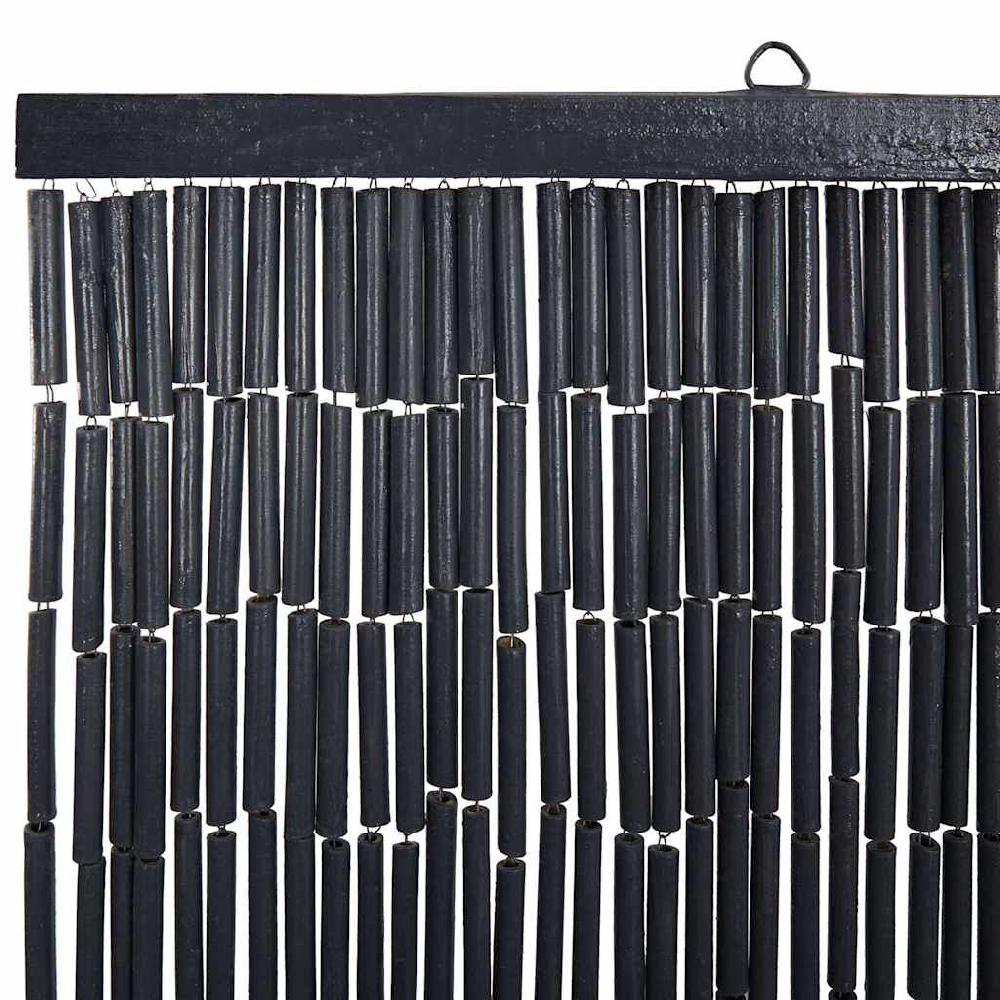 Vidaxl VidaXL Insectengordijn 56x185 Cm Bamboe Donkergrijs