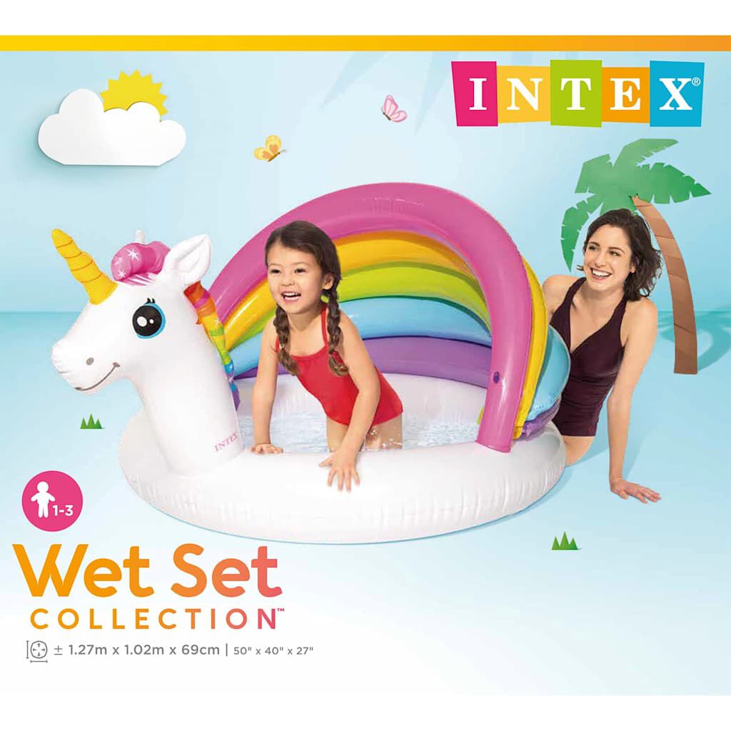 Vidaxl Intex Pierenbad Unicorn 127x102x69 Cm