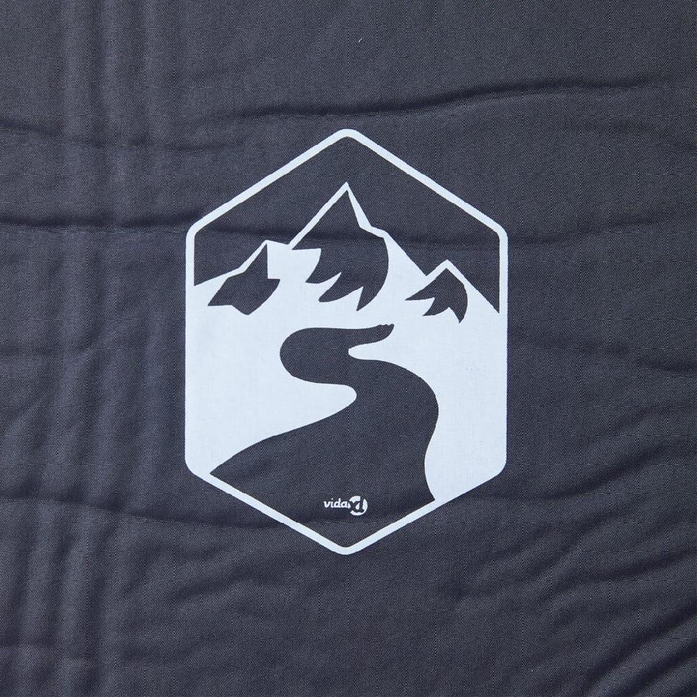 Vidaxl VidaXL Kampeermatras Met Kussen Zelfopblazend 1-persoons Grijs