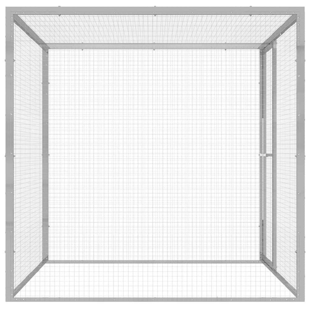 Vidaxl VidaXL Kattenkooi 1 5x1 5x1 5 M Gegalvaniseerd Staal