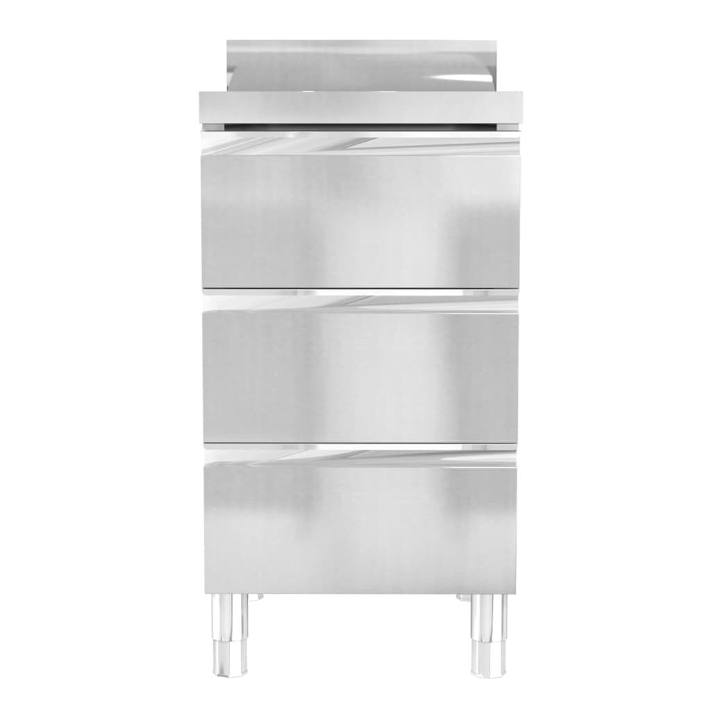 Vidaxl VidaXL Keukenkasten Commercieel 3 St Roestvrij Staal
