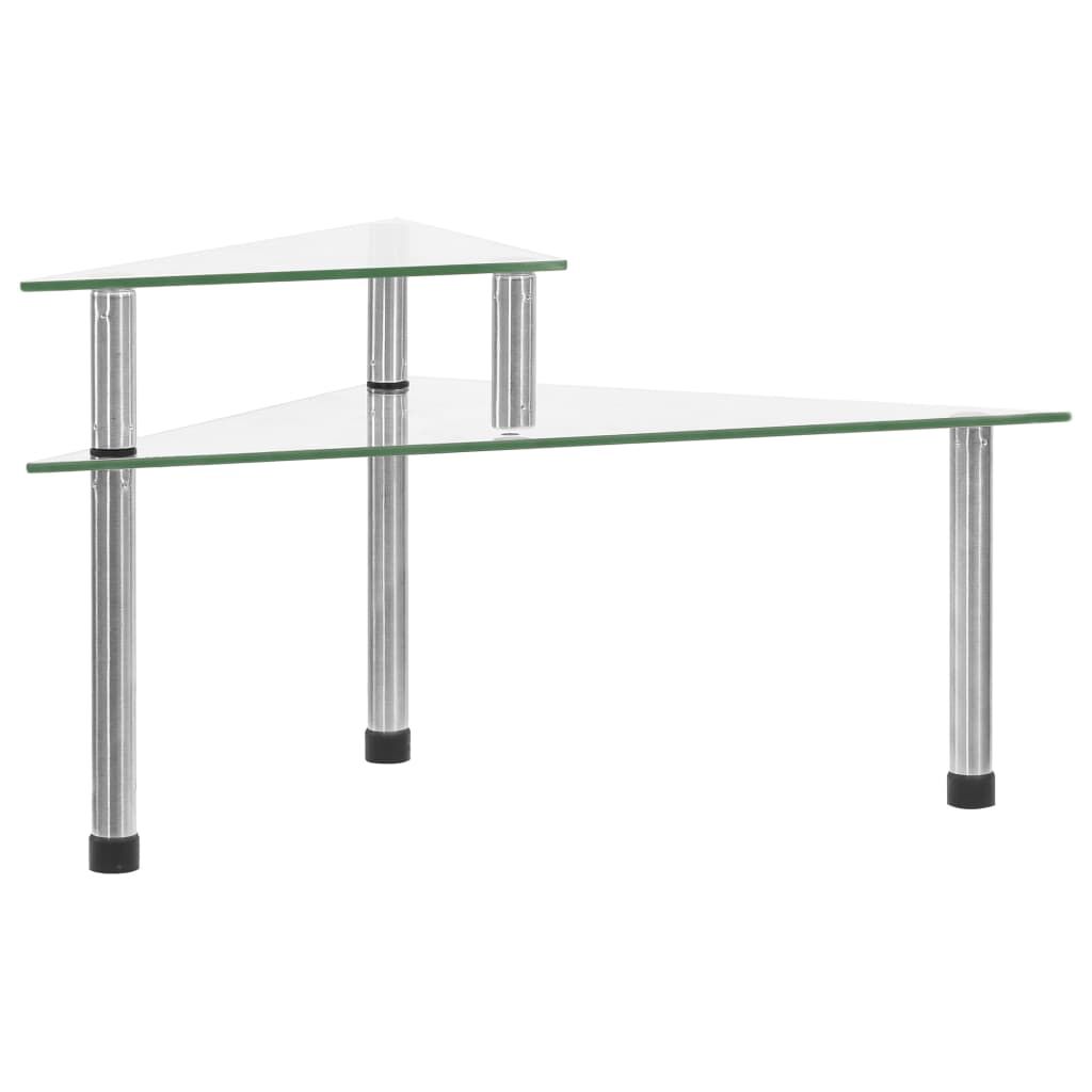 vidaxl vidaXL Keukenschap 49 5x35x19 cm gehard glas transparent