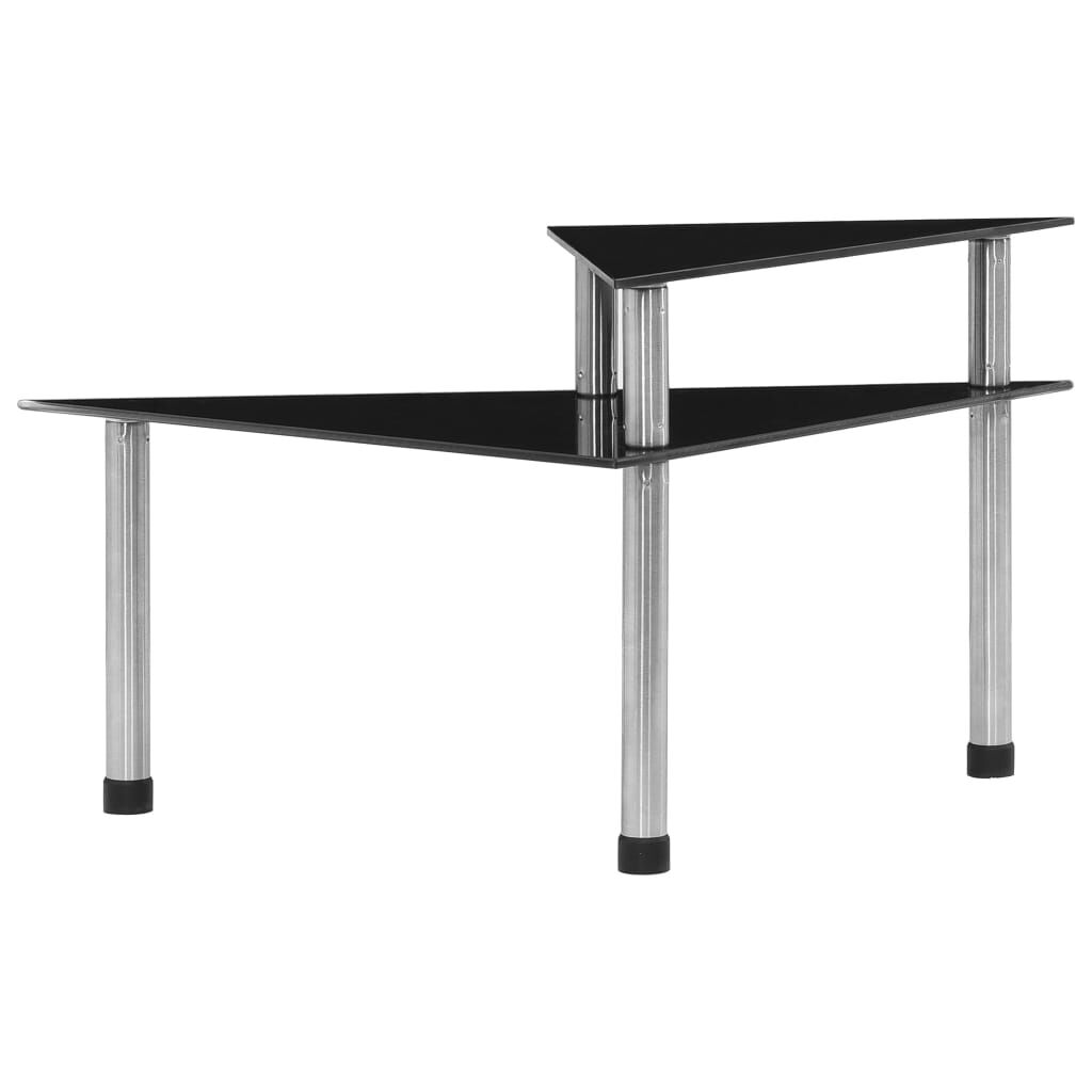 Vidaxl VidaXL Keukenschap 49 5x35x26 Cm Gehard Glas Zwart