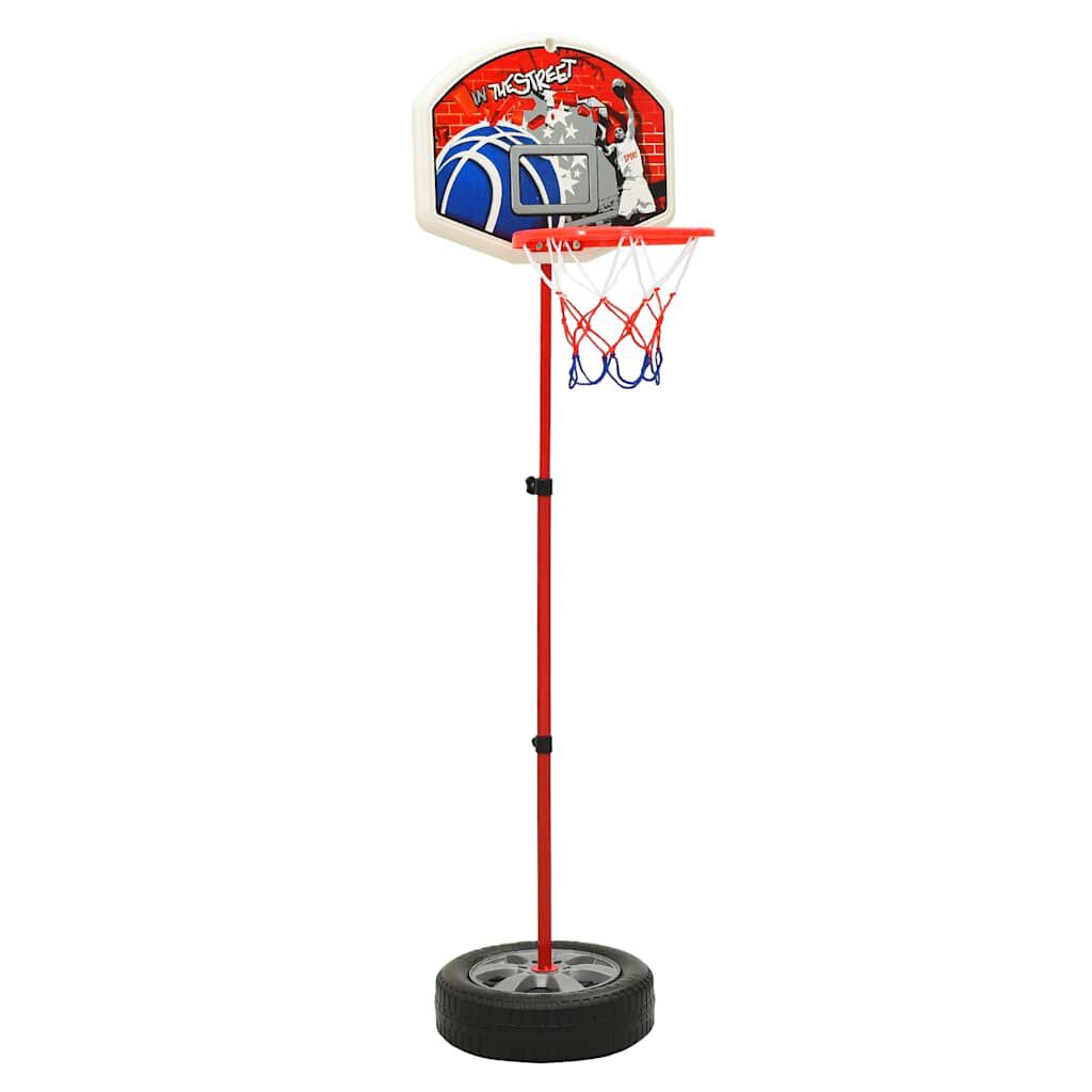 vidaxl vidaXL Kinderbasketbalset verstelbaar 120 cm