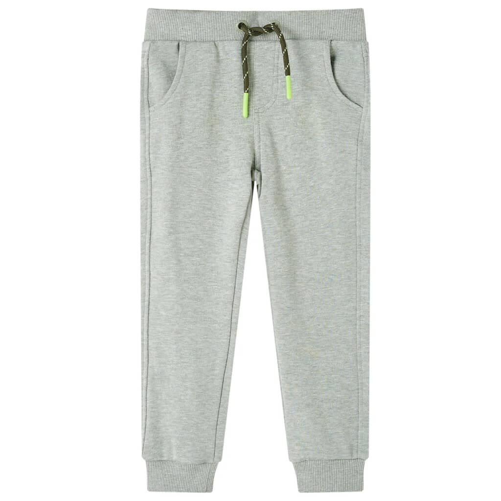 vidaxl Kinderjoggingbroek 92 lichtkaki