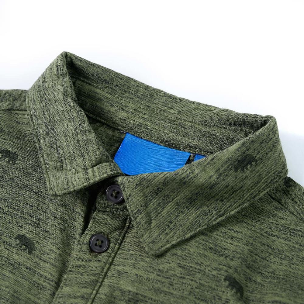 Vidaxl Kindershirt 92 Gemêleerd Kakikleurig