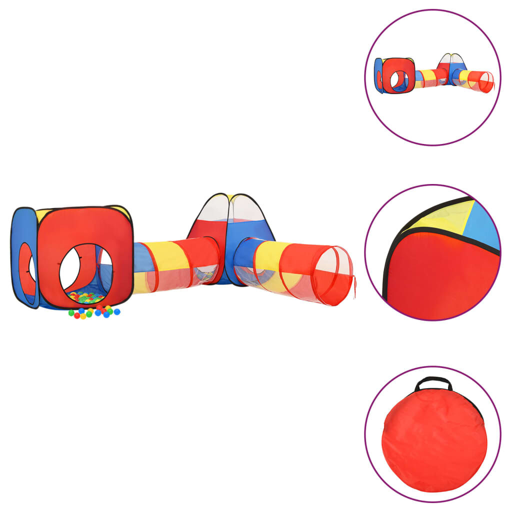 Vidaxl VidaXL Kinderspeeltent 190x264x90 Cm Meerkleurig