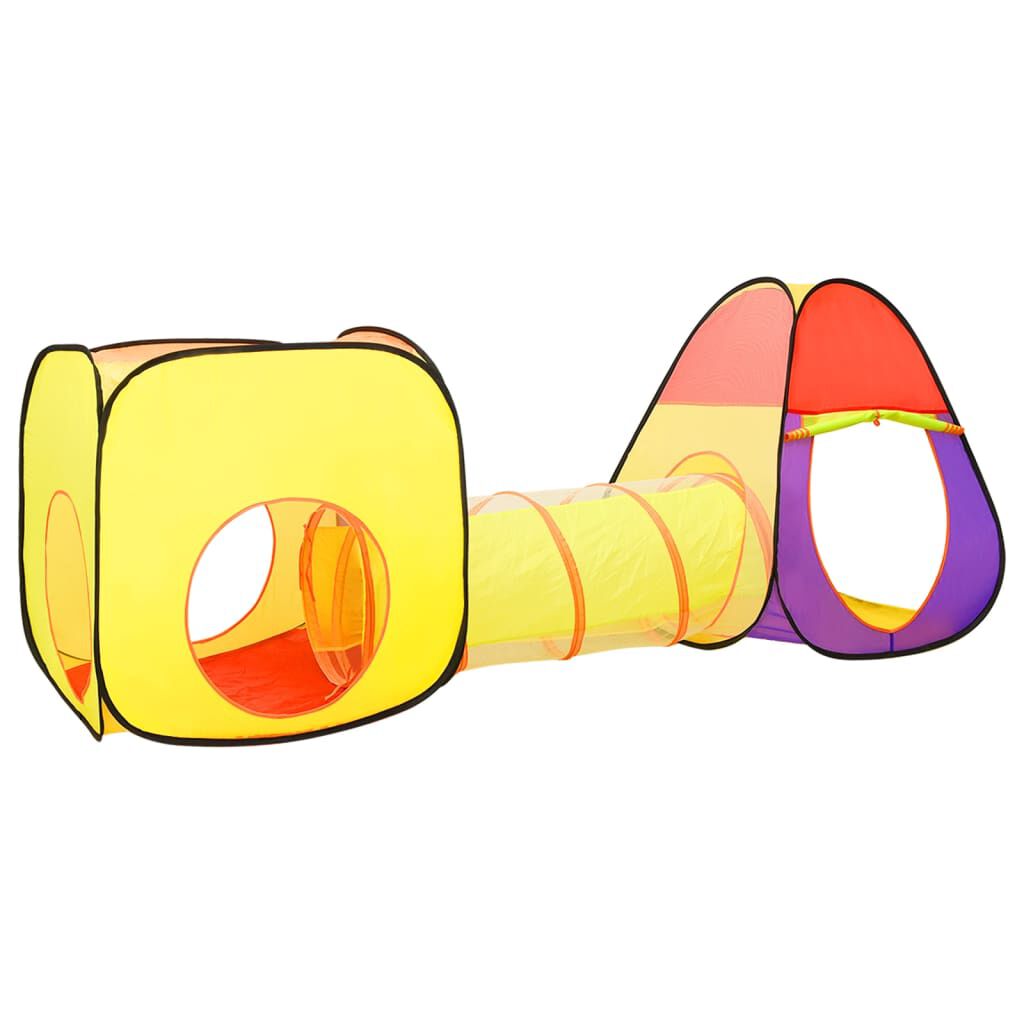 vidaxl vidaXL Kinderspeeltent 255x80x100 cm meerkleurig