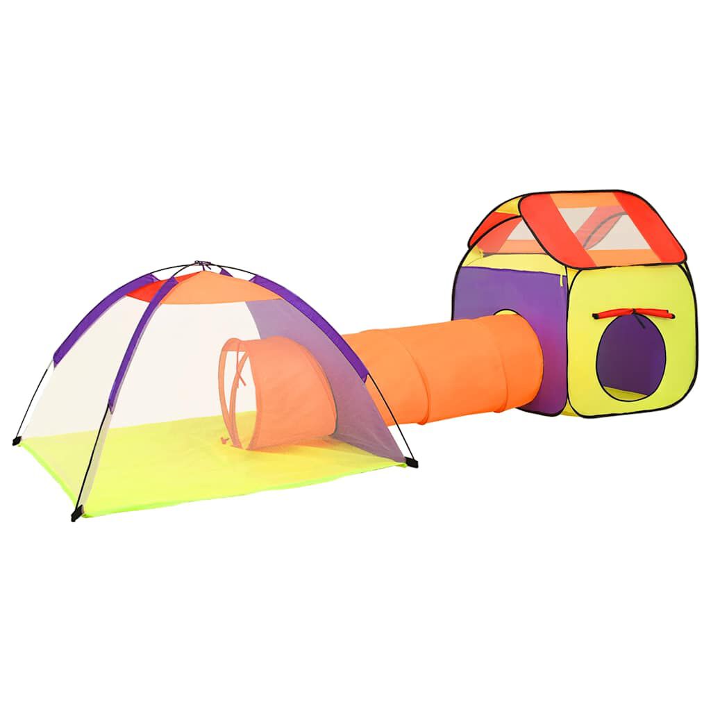 vidaxl vidaXL Kinderspeeltent 338x123x111 cm meerkleurig