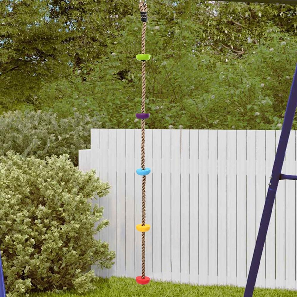 Vidaxl VidaXL Klimtouw Voor Kids Met Platformen 200 Cm