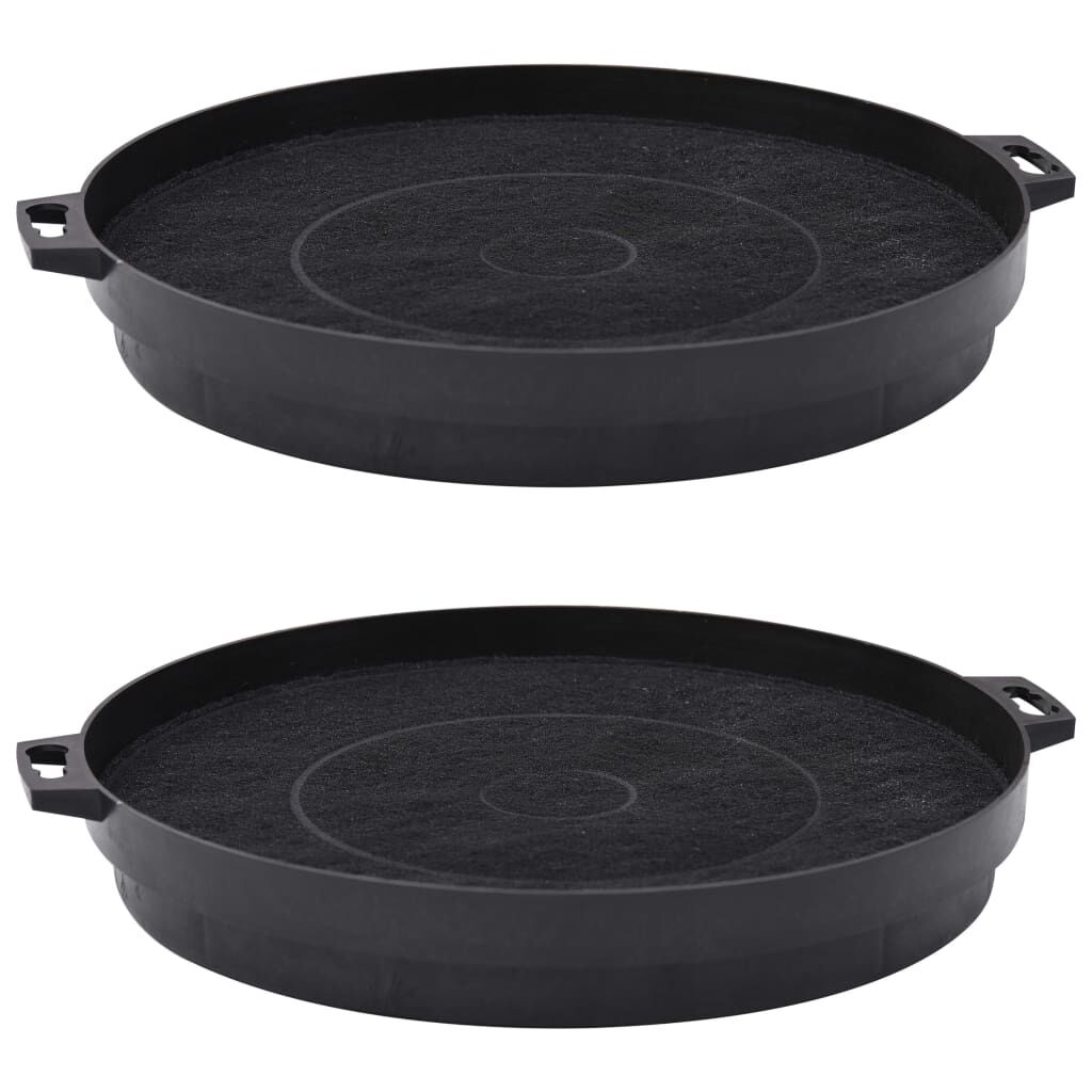 vidaxl vidaXL Koolstoffilters voor afzuigkap 2 st 210 mm