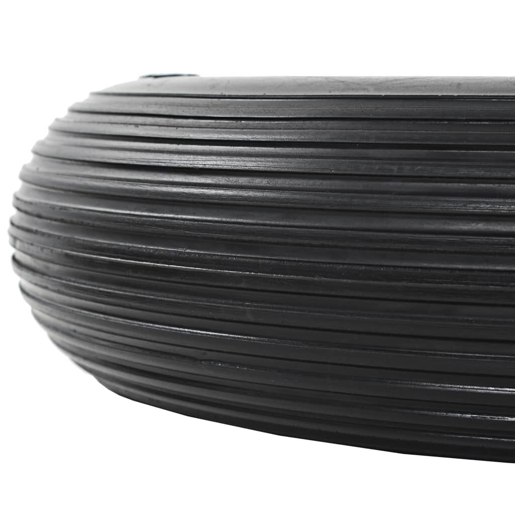 Vidaxl VidaXL Kruiwagenwiel Met As 4 00-8 390 Mm Massief PU