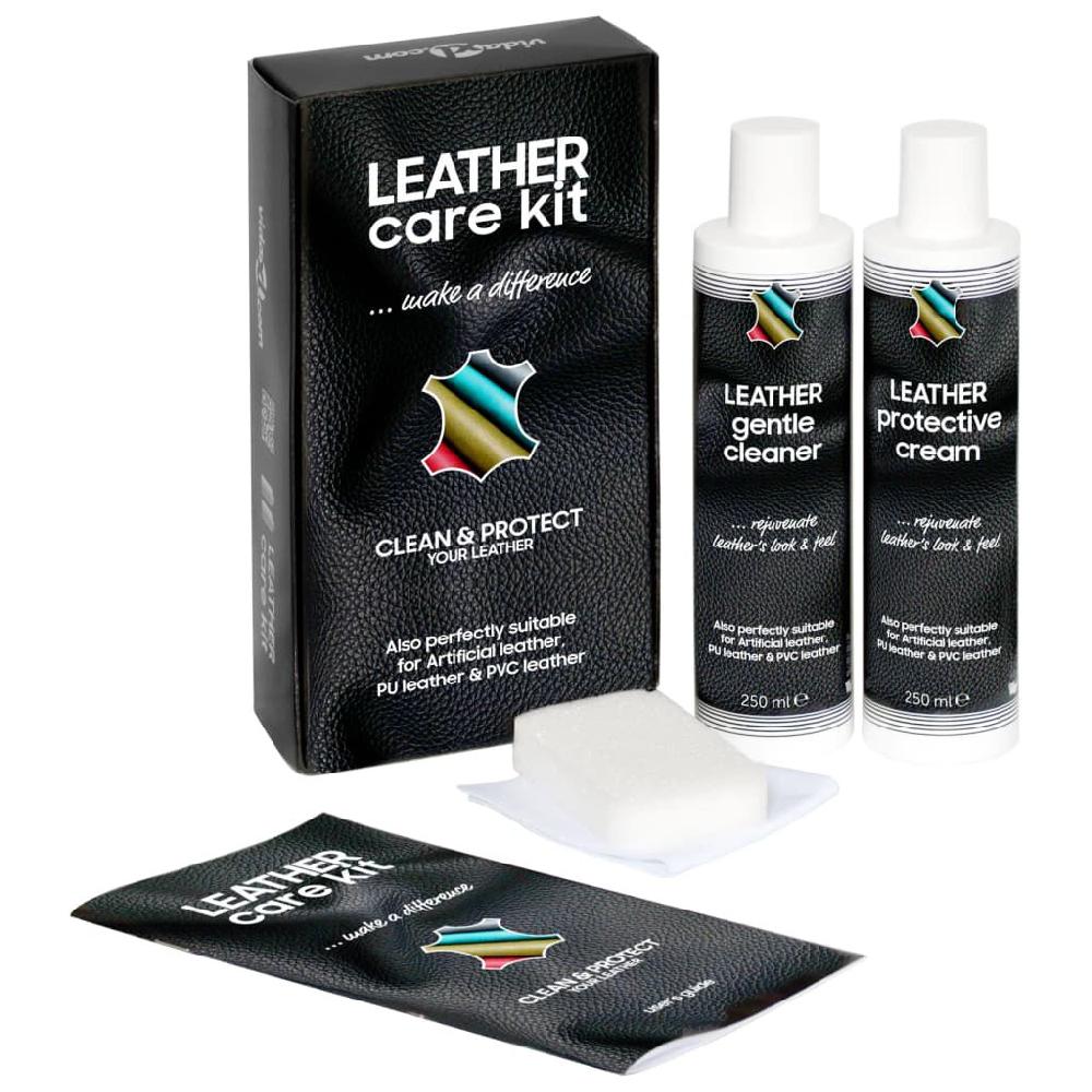 vidaxl Leerverzorgingsset 2x250 ml CARE KIT