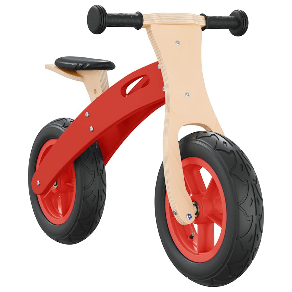 vidaxl vidaXL Loopfiets voor kinderen met luchtbanden rood