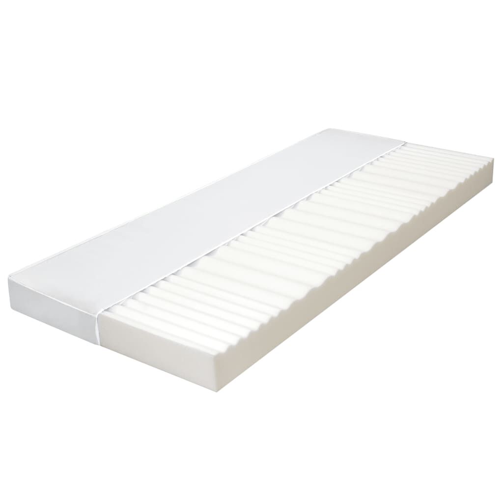 vidaxl vidaXL Matras 7 Zone 10 cm PU-schuim H2 H3 80x200 cm