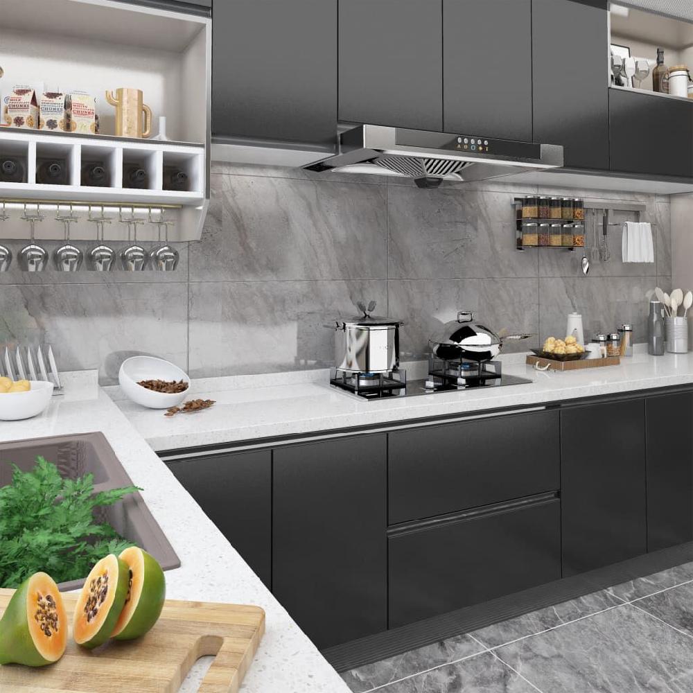 Vidaxl VidaXL Meubelfolie Zelfklevend 500x90 Cm PVC Zwart