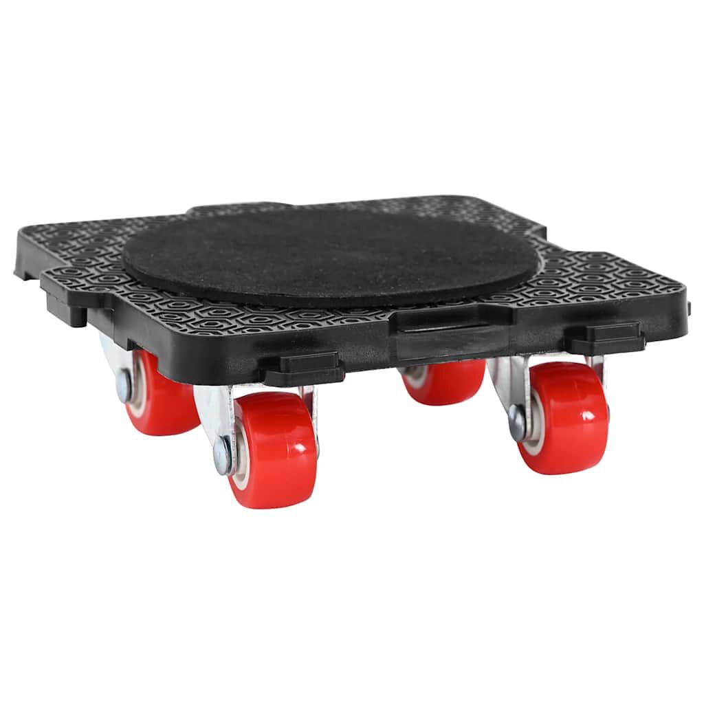 Vidaxl VidaXL Meubelrollers 4 St Met Lifter 13 5x13 5x4 2 Cm 300 Kg Zwart