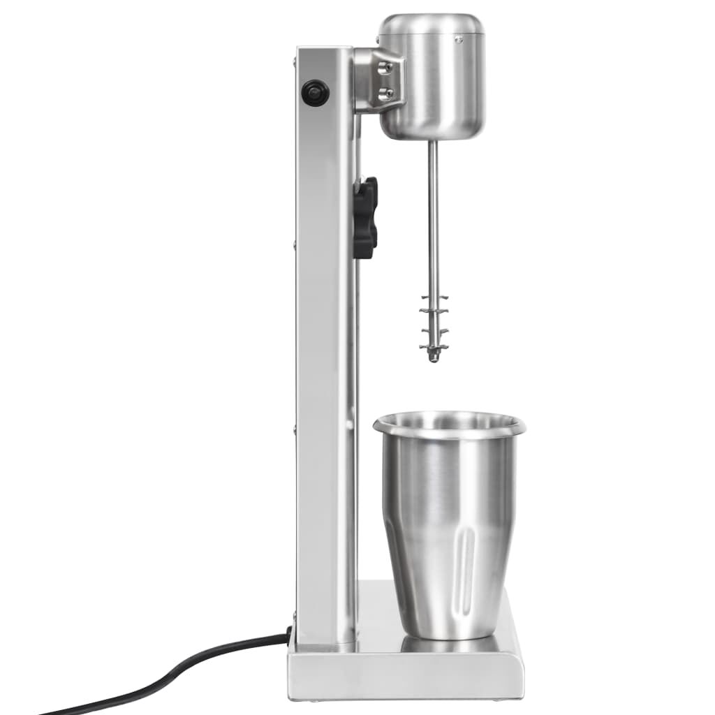Vidaxl VidaXL Milkshake Mixer Met Dubbele Bekers Roestvrij Staal 2 L