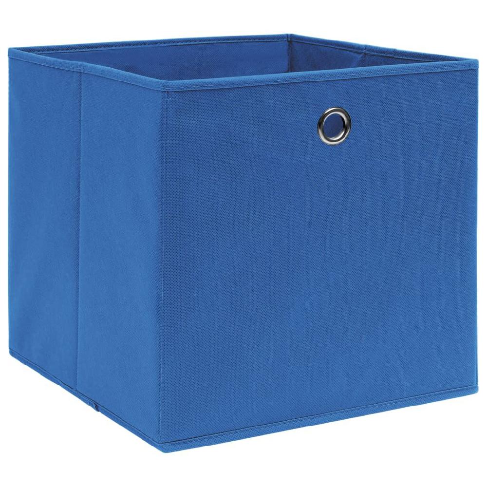 Vidaxl VidaXL Opbergboxen 4 St 32x32x32 Cm Stof Blauw