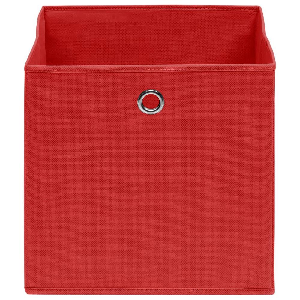 Vidaxl VidaXL Opbergboxen 4 St 32x32x32 Cm Stof Rood